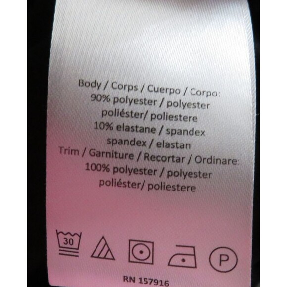 C Wonder Christian Siriano Black Ruffled Flowy Chiffon Overlay High Low Top XS - Picture 11 of 11